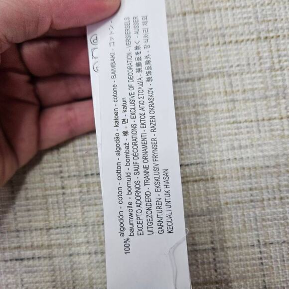 Zara Floral Embroidered Cream-White Denim Shorts Size 6 - Picture 5 of 7